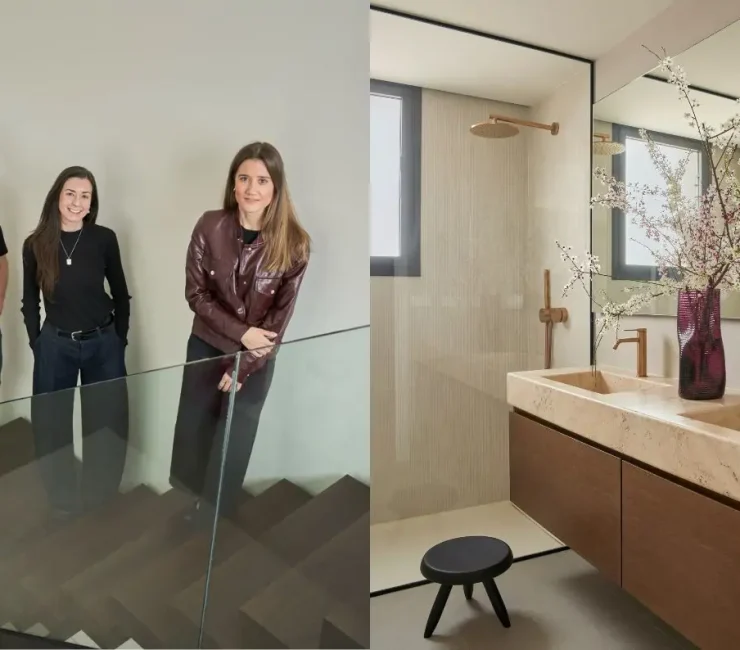 maaf Estudio: «Los platos de ducha de obra integrados logran que el baño se perciba mucho más amplio, fluido y accesible»